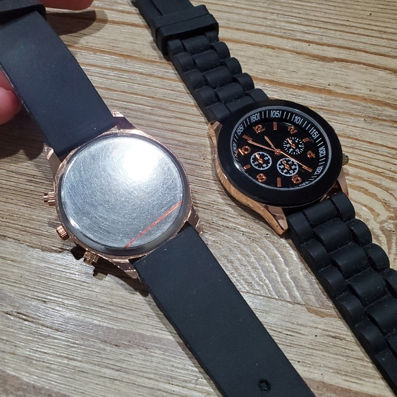 Black Watches Rose Gold Trim - Picture 3 of 7